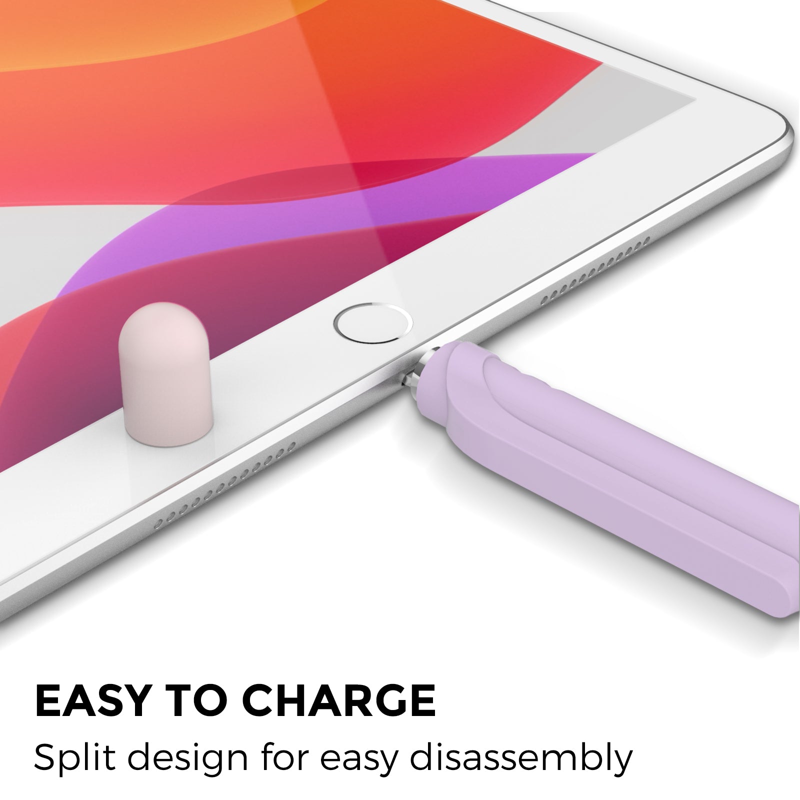 AHASTYLE PT152 Silicone Sleeve for Apple Pencil (1st Generation) Stylus Pen Case Dual Color Shockproof Cover AHASTYLE PT152 Silicone Sleeve for Apple Pencil (1st Generation) Stylus Pen Case Dual Color Shockproof Cover
